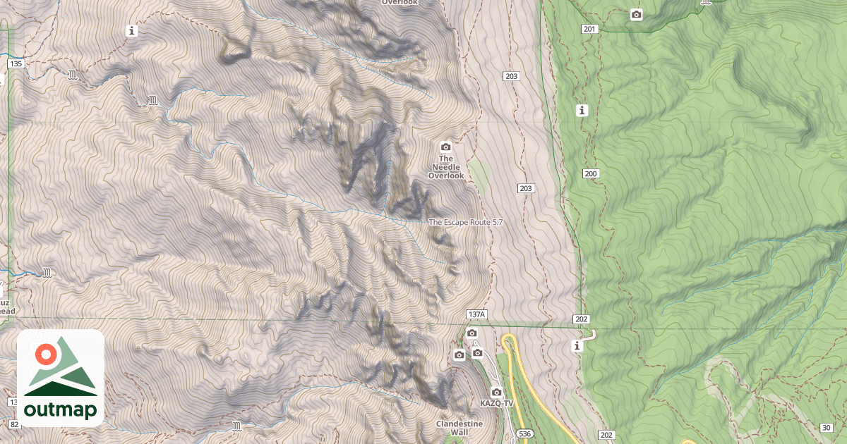 Map of The Escape Route