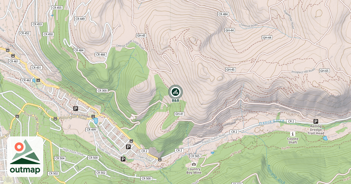 Map of B&B