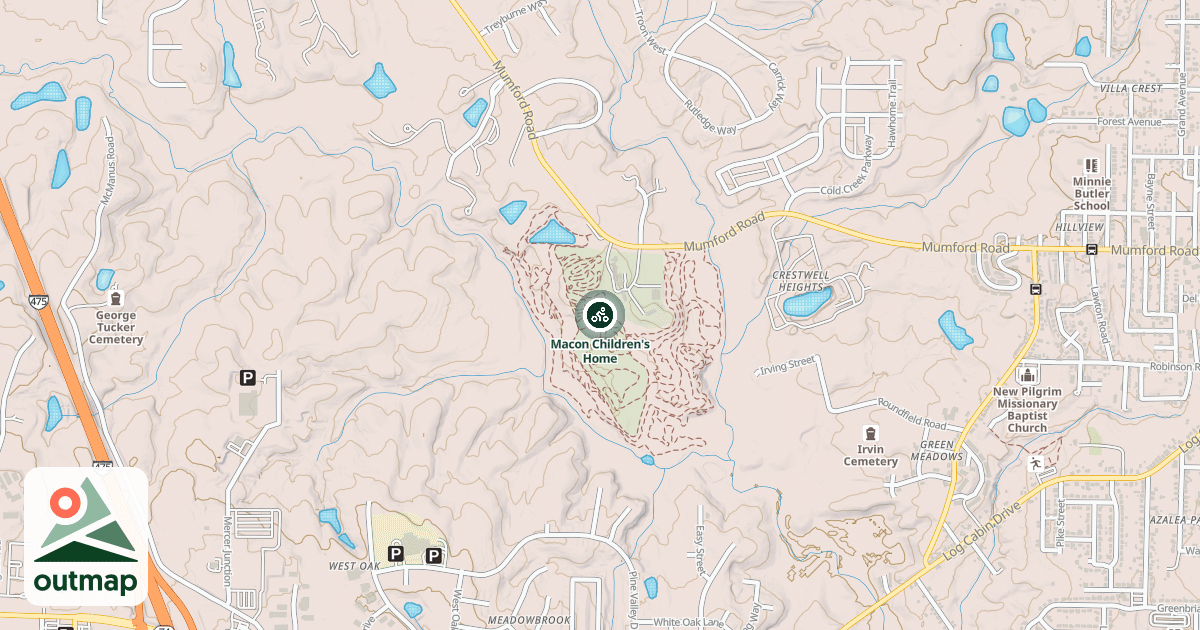 Map of Macon Children's Home