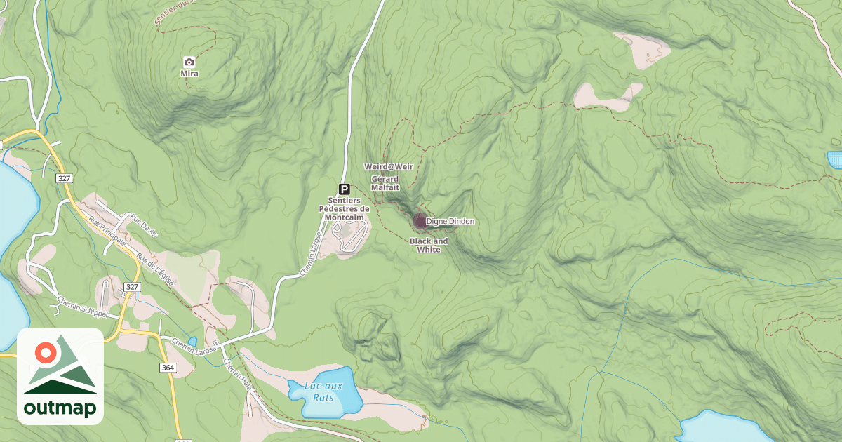 Map of Digne Dindon