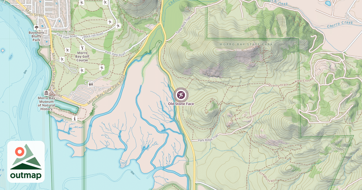 Map of Old Stone Face