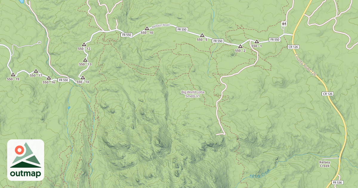 Map of Big World Lotta Smells
