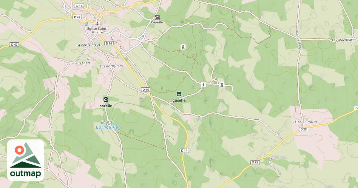 Map of Caselle