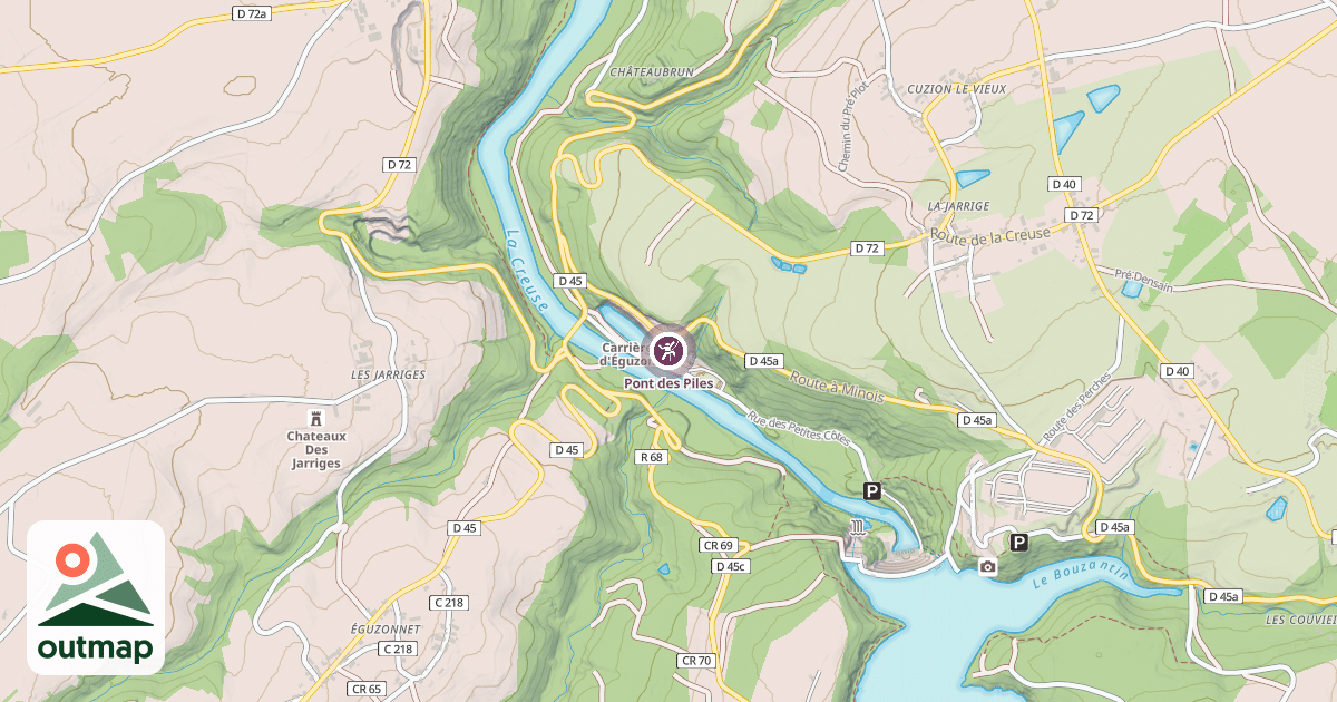 Map of Pont des Piles