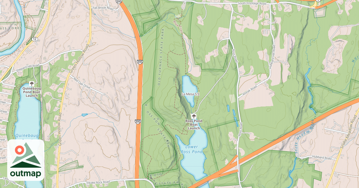 Map of La Mesa