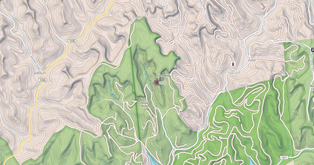 Map preview of Pyrite