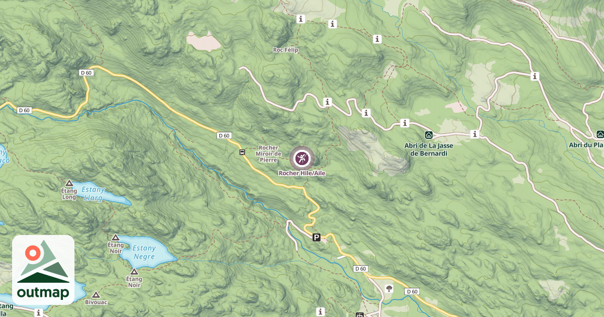 Map of Rocher Hile/Aile