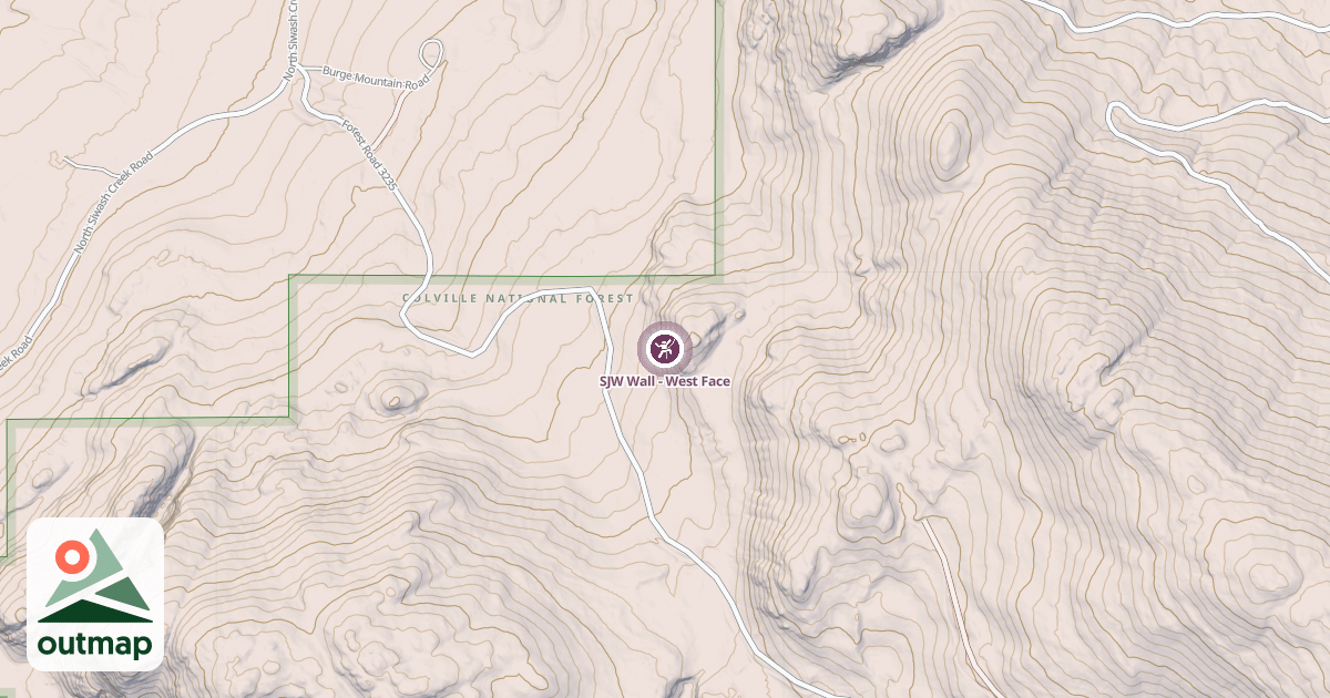 Map of SJW Wall - West Face