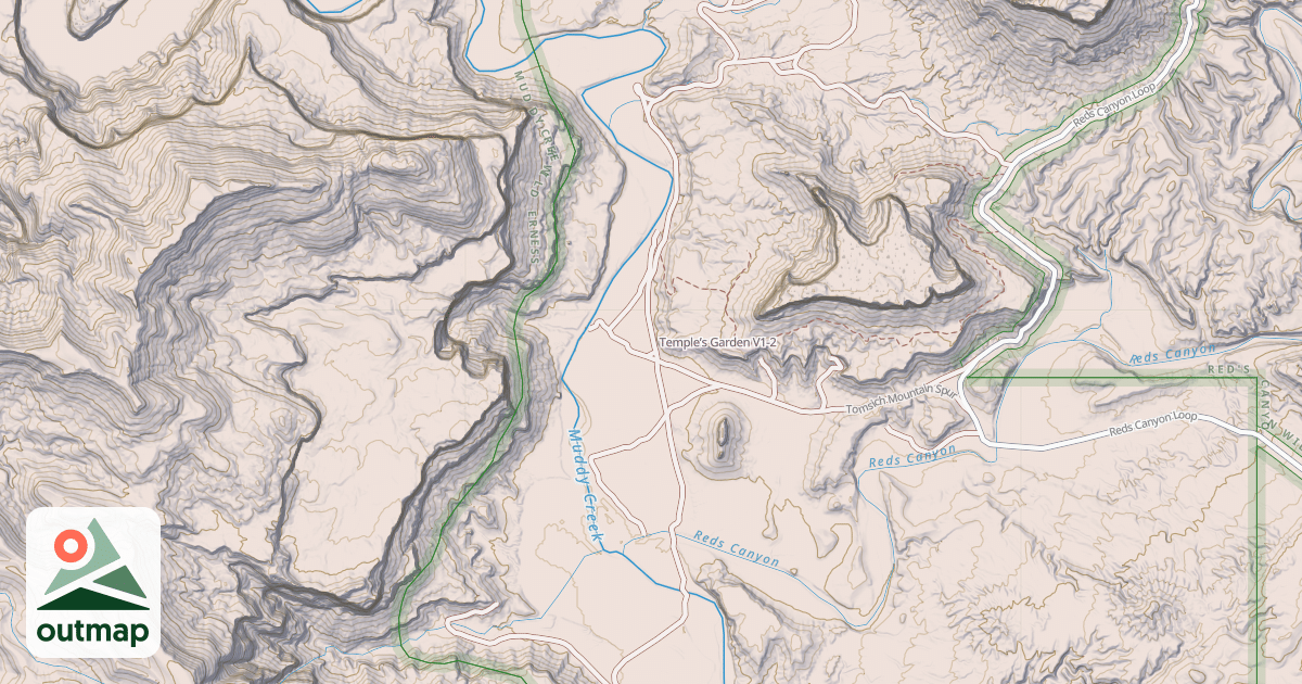 Map of Temple’s Garden