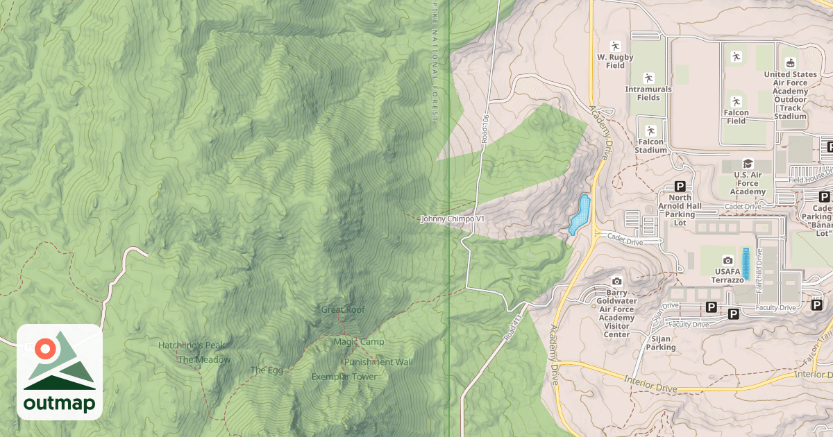 Map of Johnny Chimpo