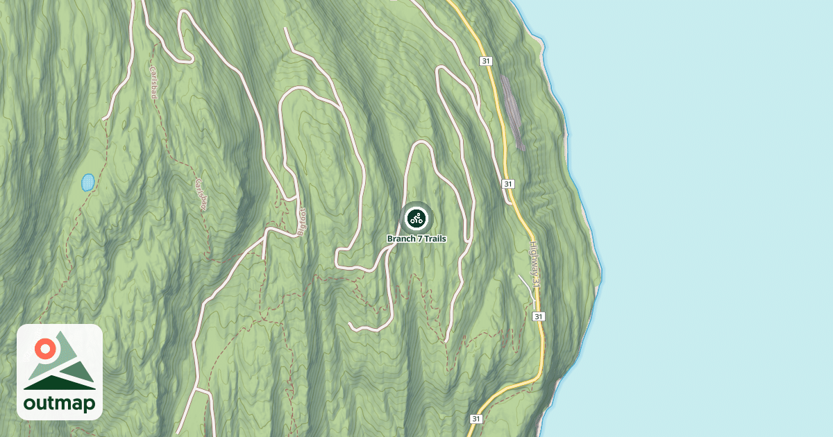 Map of Branch 7 Trails