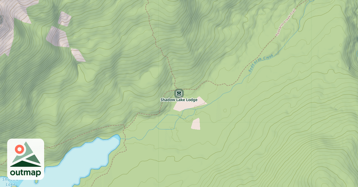 Map of Shadow Lake Lodge
