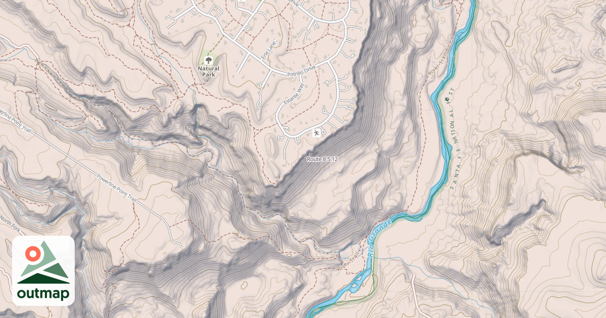 Map of Route 8