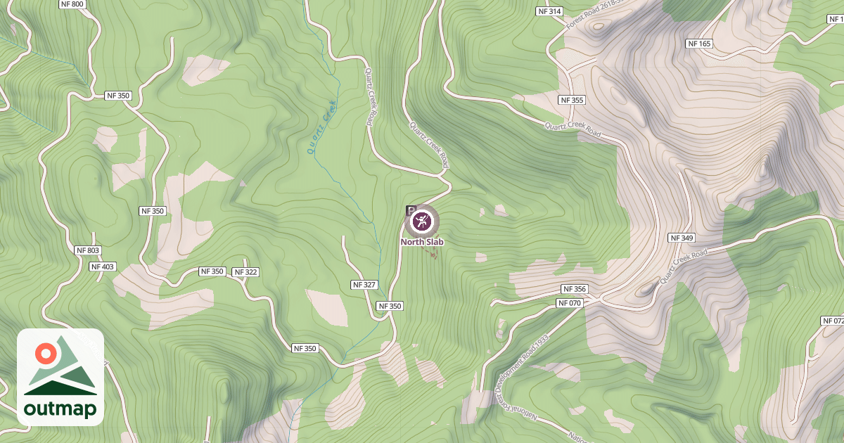 Map of North Slab