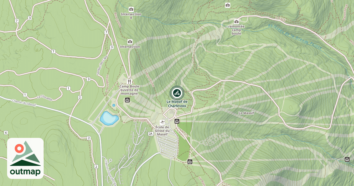 Map of Le Massif de Charlevoix