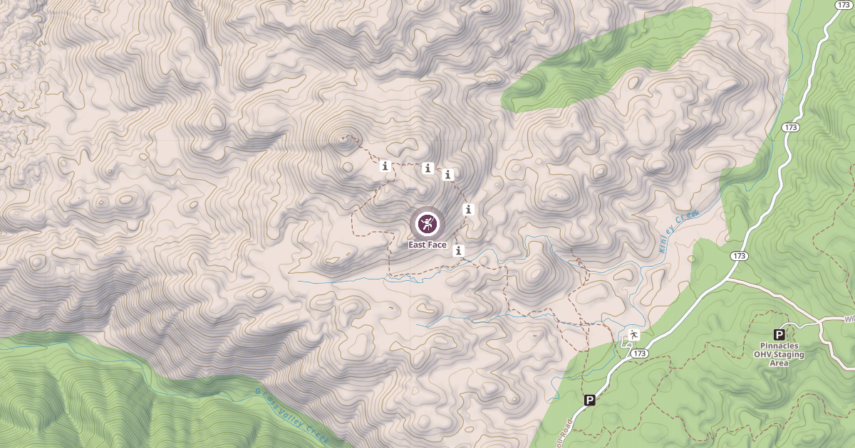 Map preview of East Face