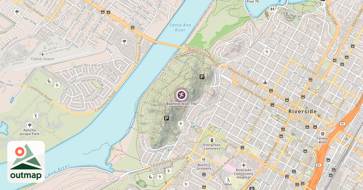Map of Beehive Wall, The