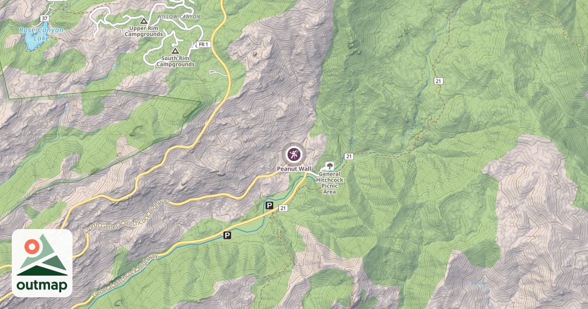 Map of Peanut Wall