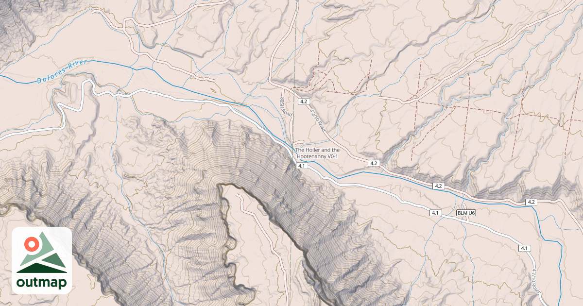 Map of The Holler and the Hootenanny