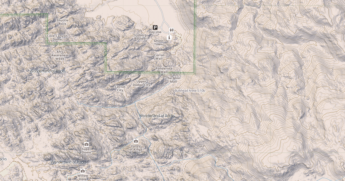 Map preview of Bulkhead Arete