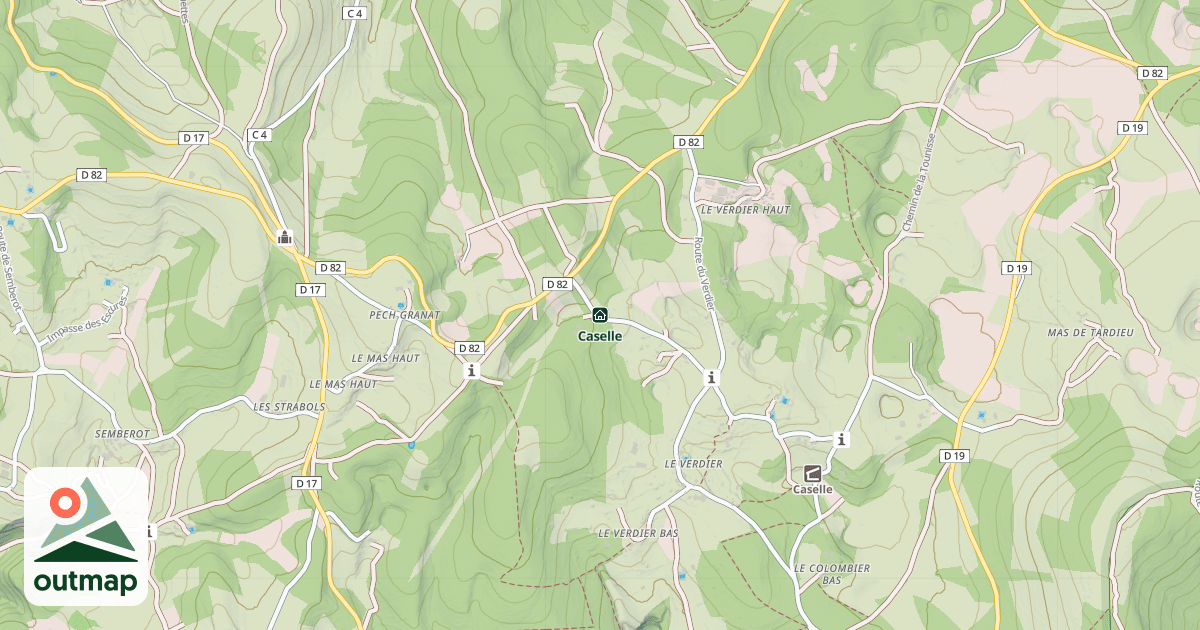 Map of Caselle