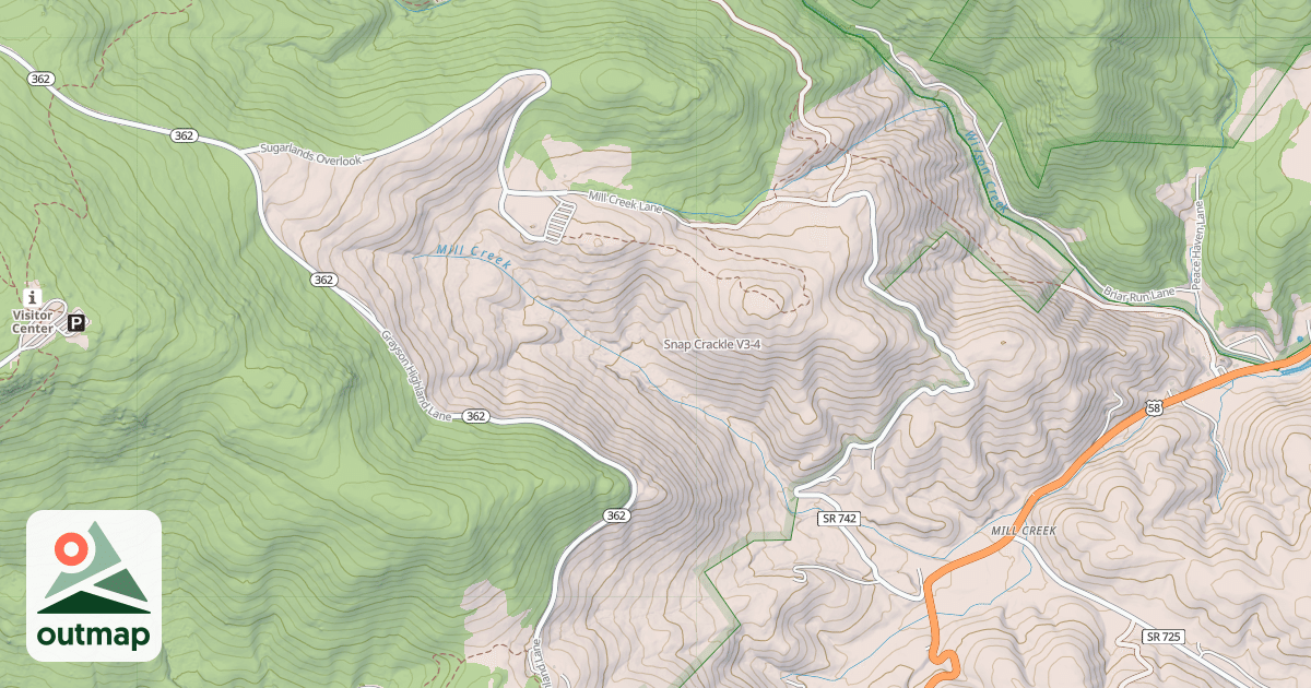 Map of Snap Crackle
