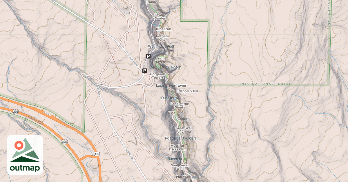 Map of Dellinger