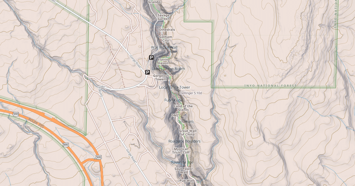 Map preview of Dellinger