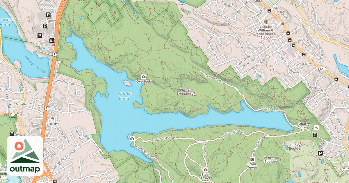 Map of Bruce Lee Extension