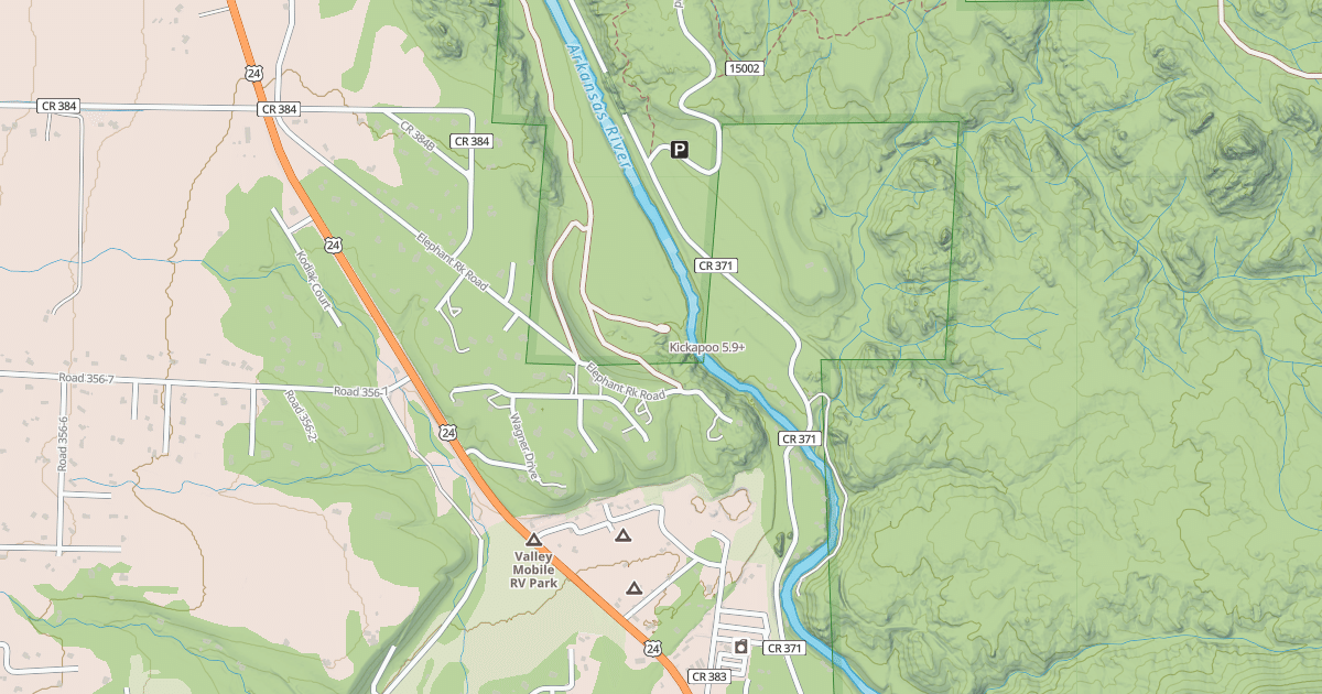 Map preview of Kickapoo