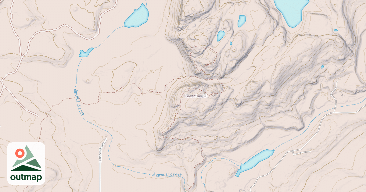 Map of Lower Slab