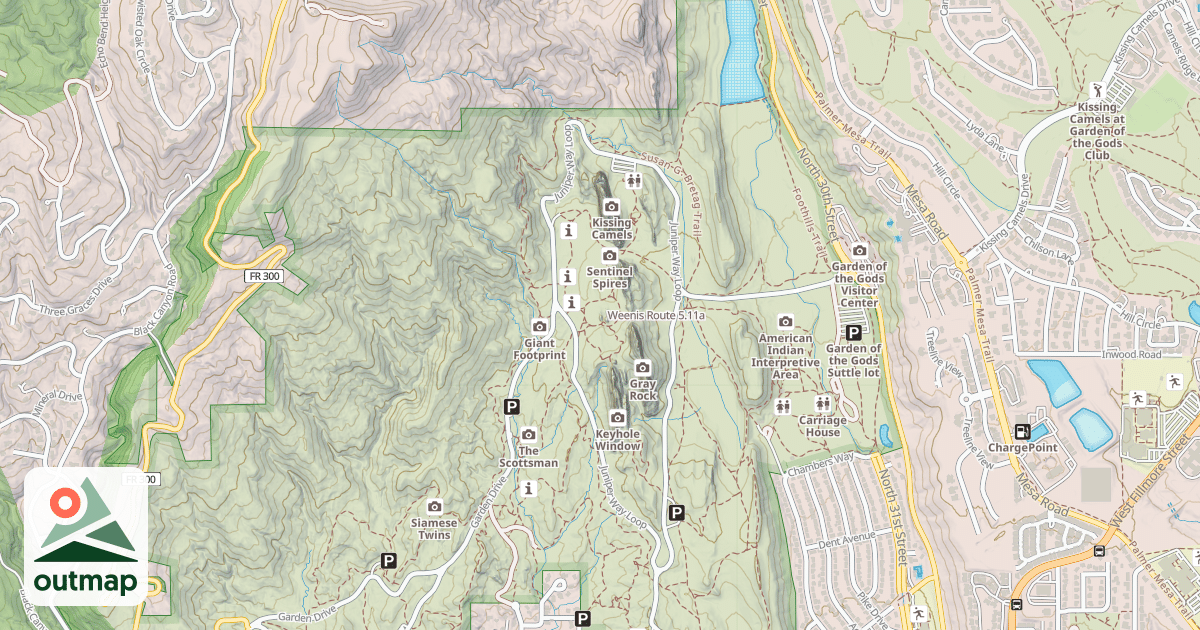 Map of Weenis Route