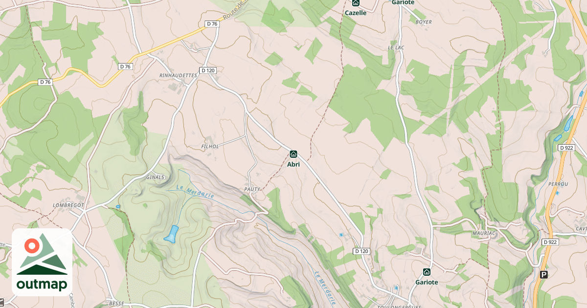 Map of Abri