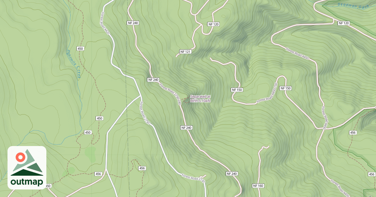 Map of Separated at Birth