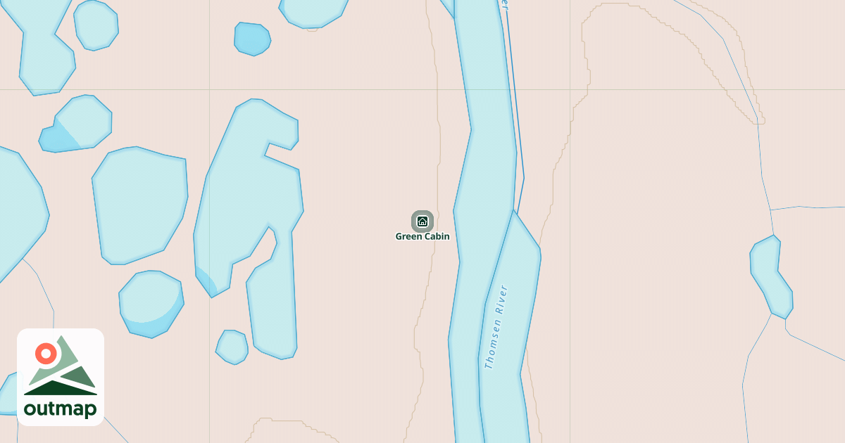 Map of Green Cabin