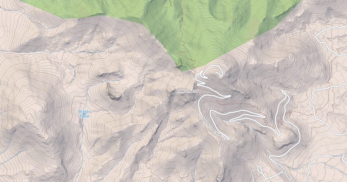 Map preview of Brown Trout