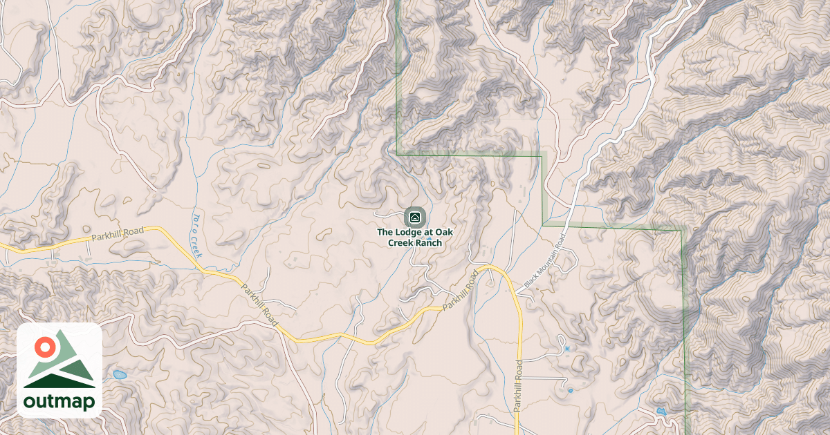 Map of The Lodge at Oak Creek Ranch in San Luis Obispo