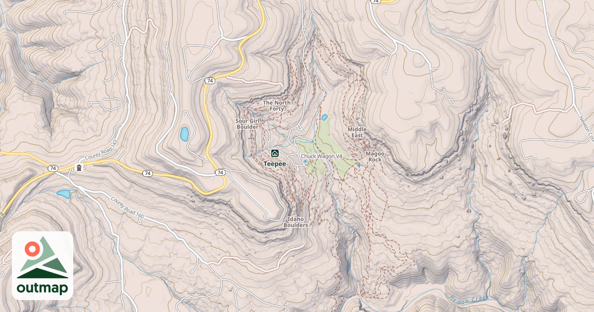 Map of Chuck Wagon