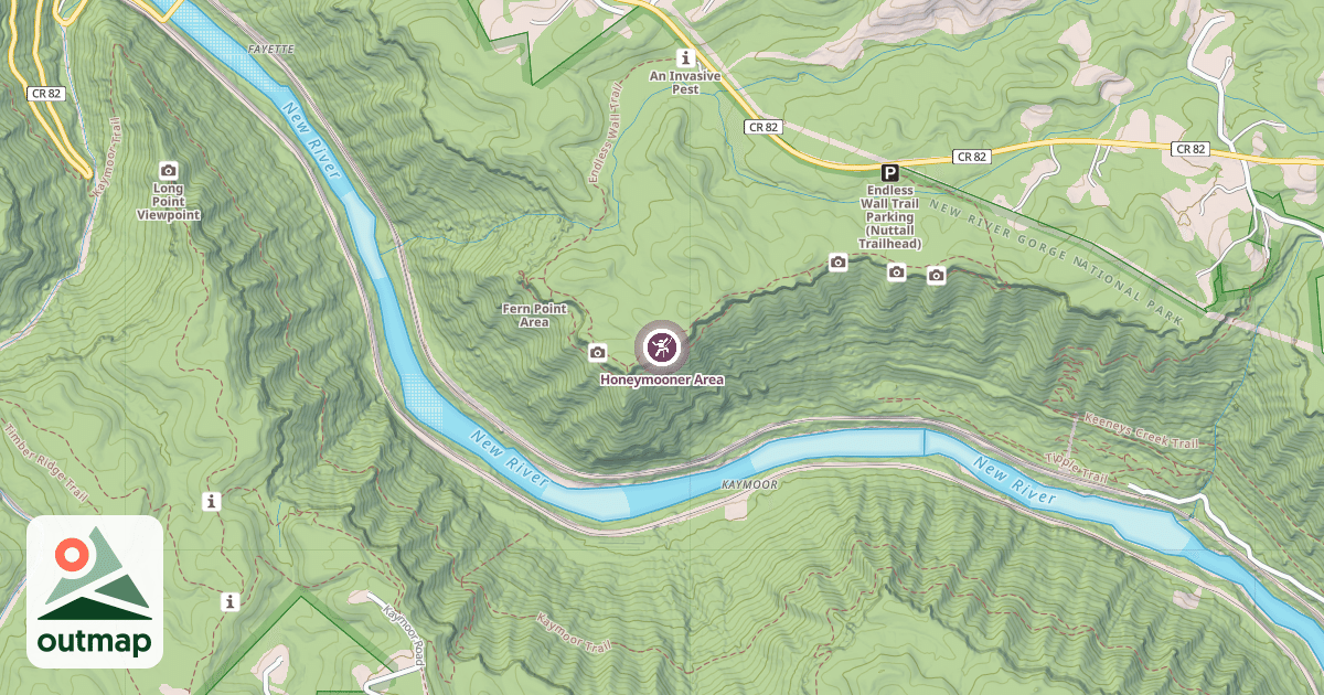 Map of Honeymooner Area