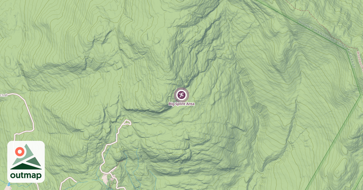 Map of Big Splint Area
