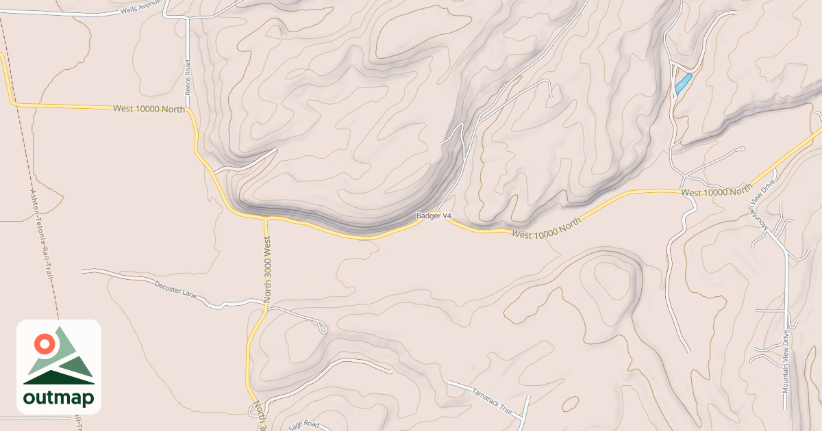 Map of Badger