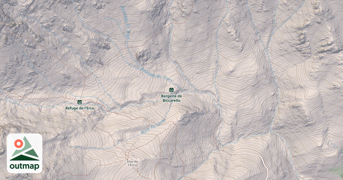 Map of Bergerie de Biccarellu