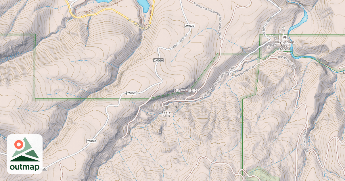 Map of Stinkwater