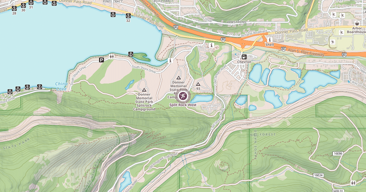 Map preview of Split Rock West