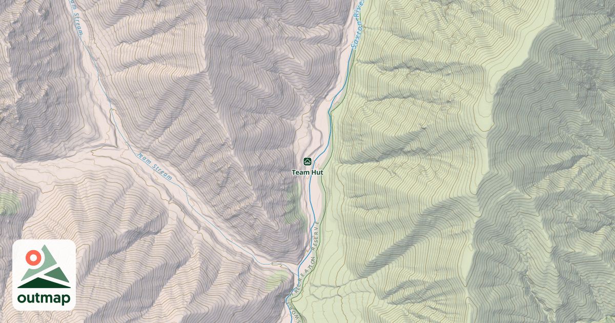 Map of Team Hut