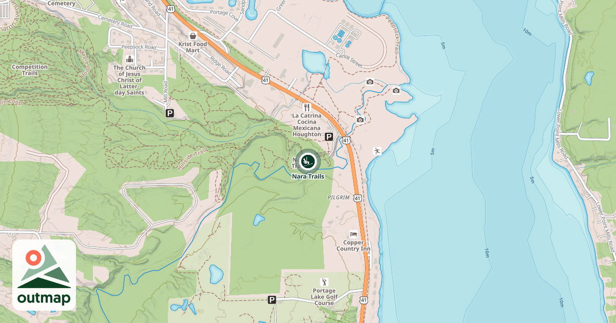 Map of Nara Trails