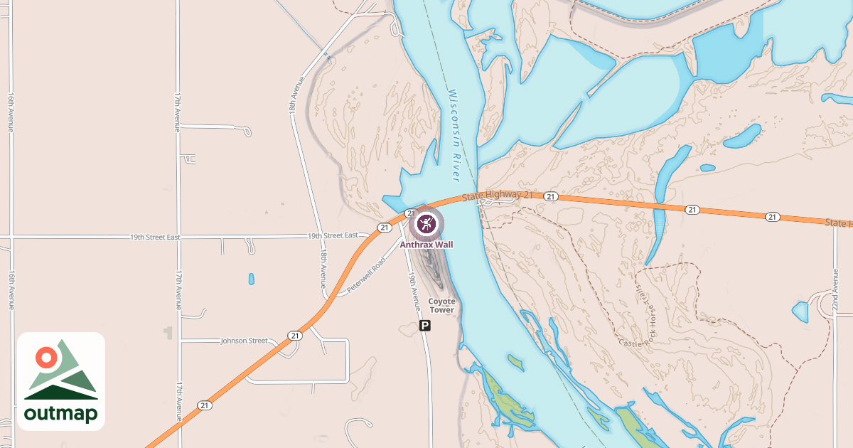 Map of Anthrax Wall
