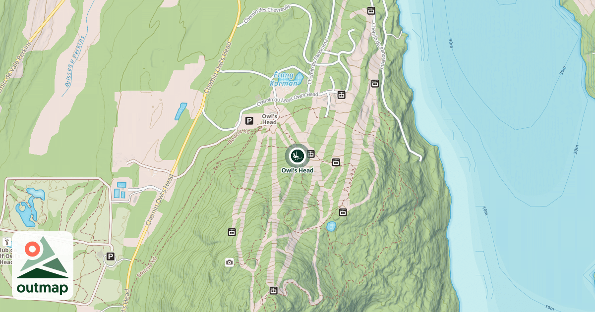 Map of Owl's Head