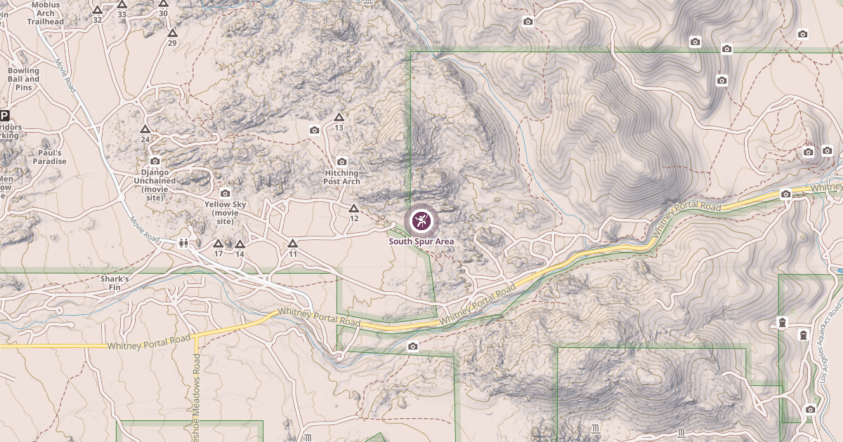 Map preview of South Spur Area