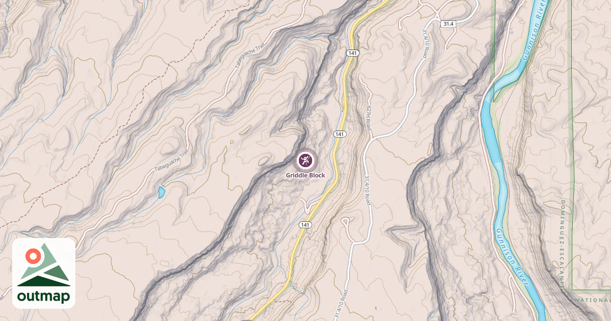 Map of Griddle Block
